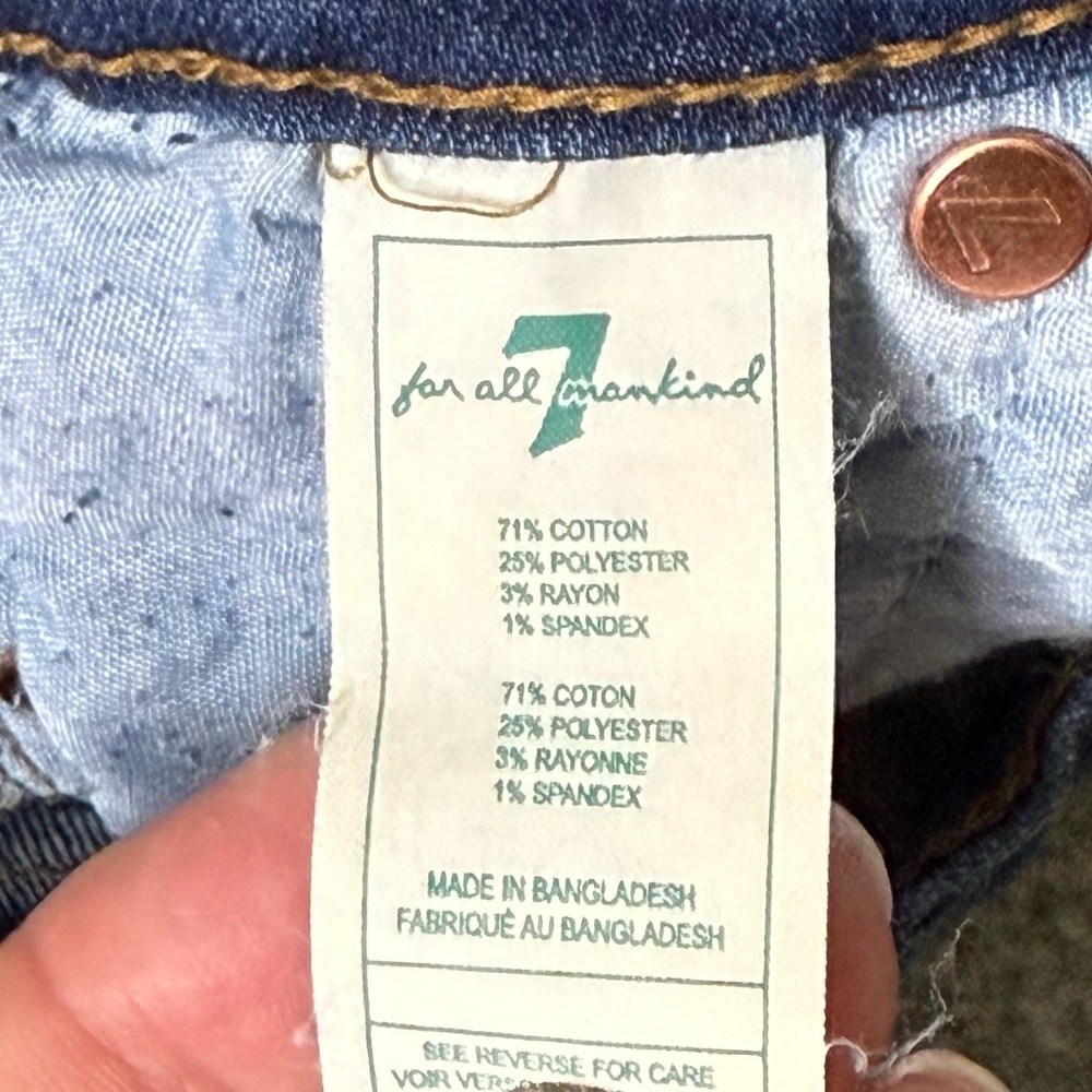 7 For All Mankind Baby Girl Jeans Size 24M Dark Wash Denim Skinny
Stretch - Picture 7 of 7